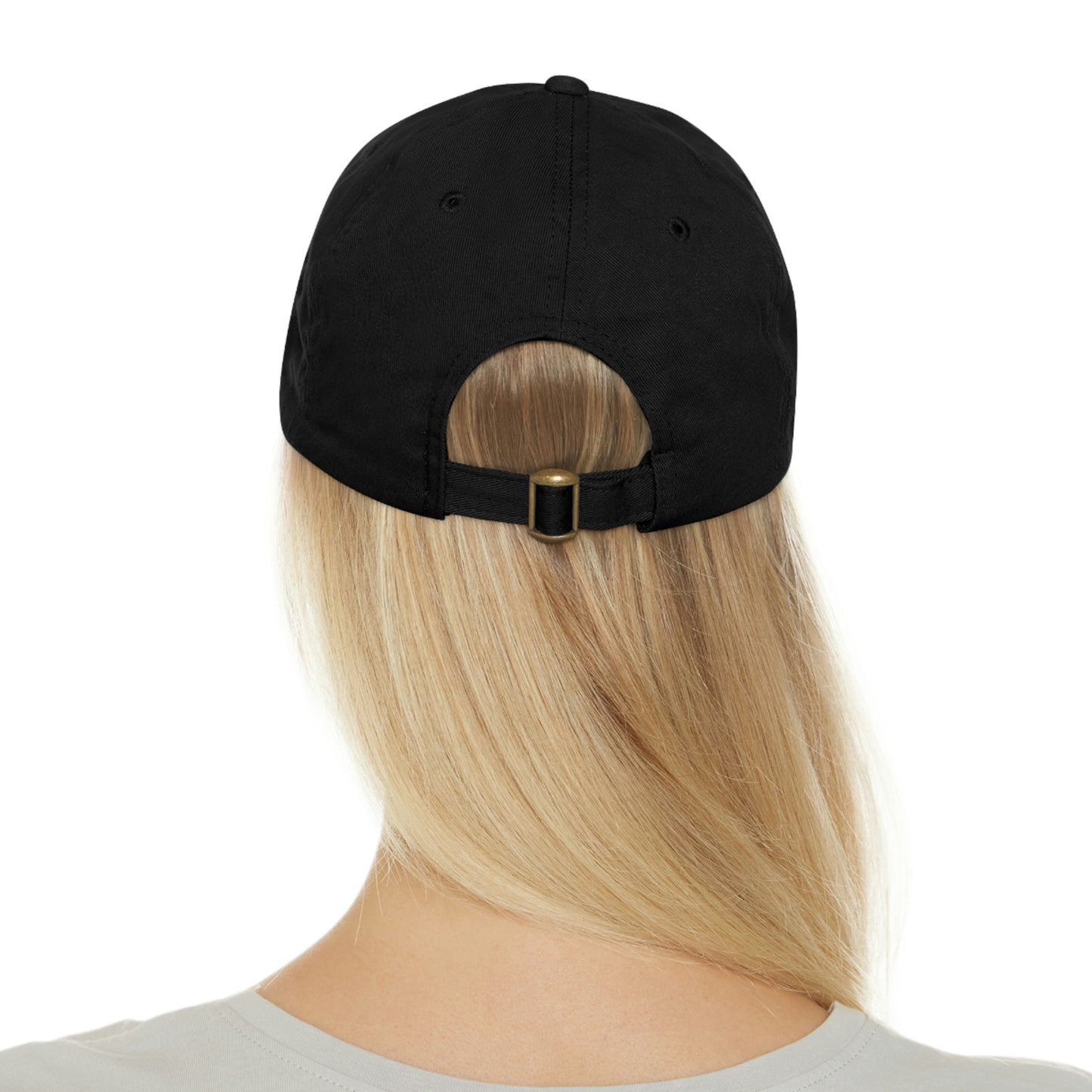 Black Barrel Records Dad Hat with Leather Patch Logo