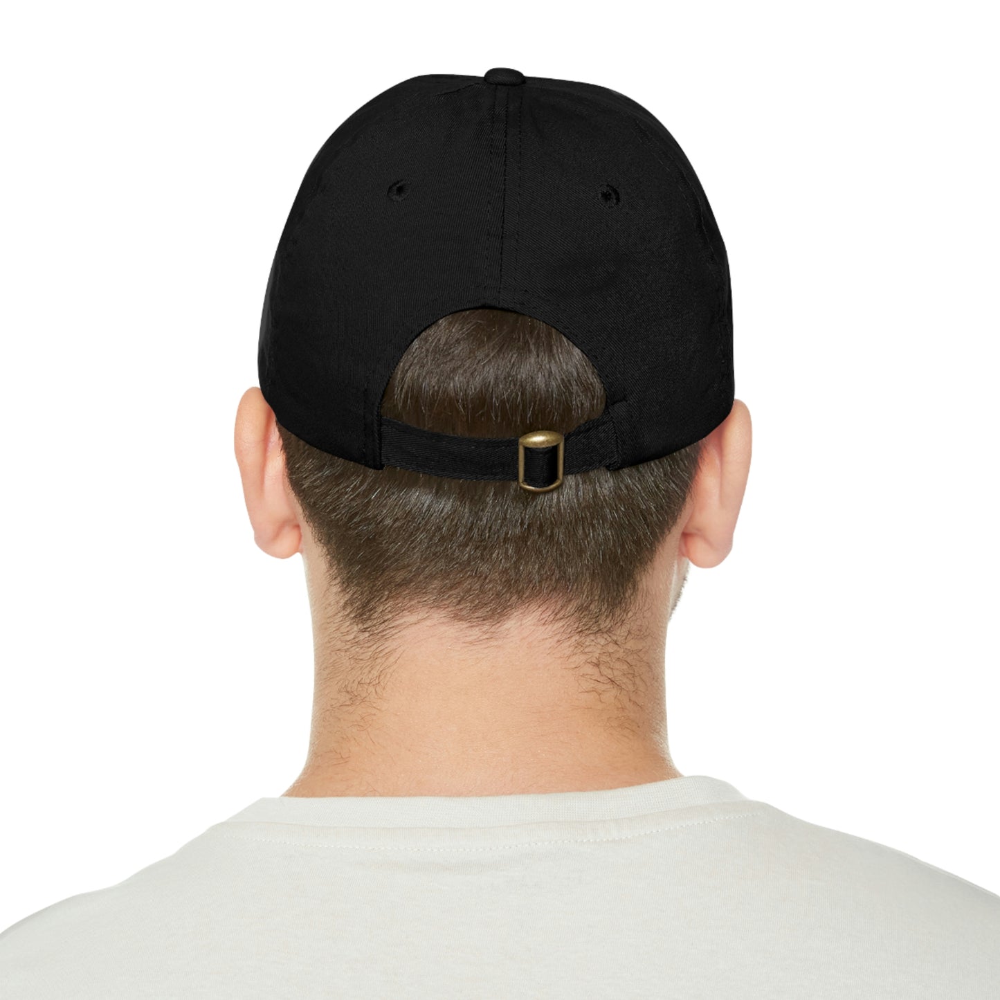 Black Barrel Records Dad Hat with Leather Patch Logo